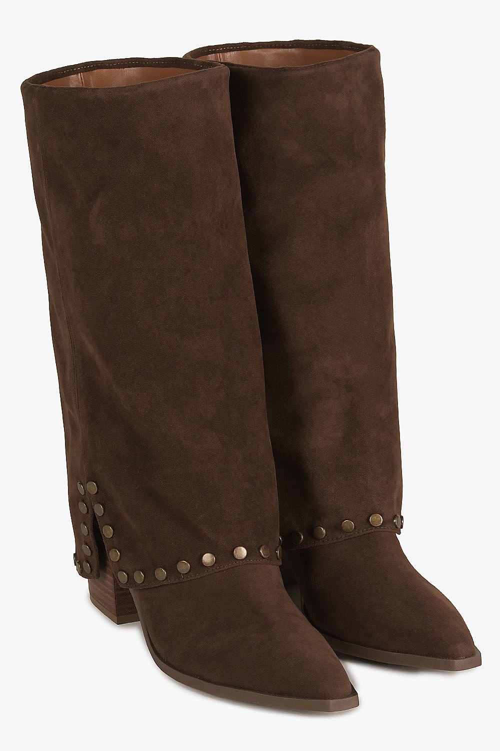 BOTA FEMININA CANO MÉDIO MUNDIAL ANASTASIA | PRÉ-VENDA ENVIO 04/03 Marrom 4