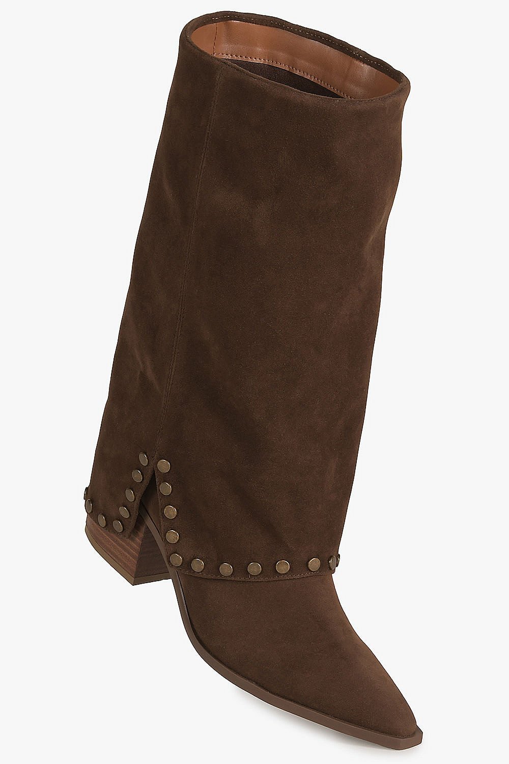 BOTA FEMININA CANO MÉDIO MUNDIAL ANASTASIA | PRÉ-VENDA ENVIO 04/03 Marrom 5