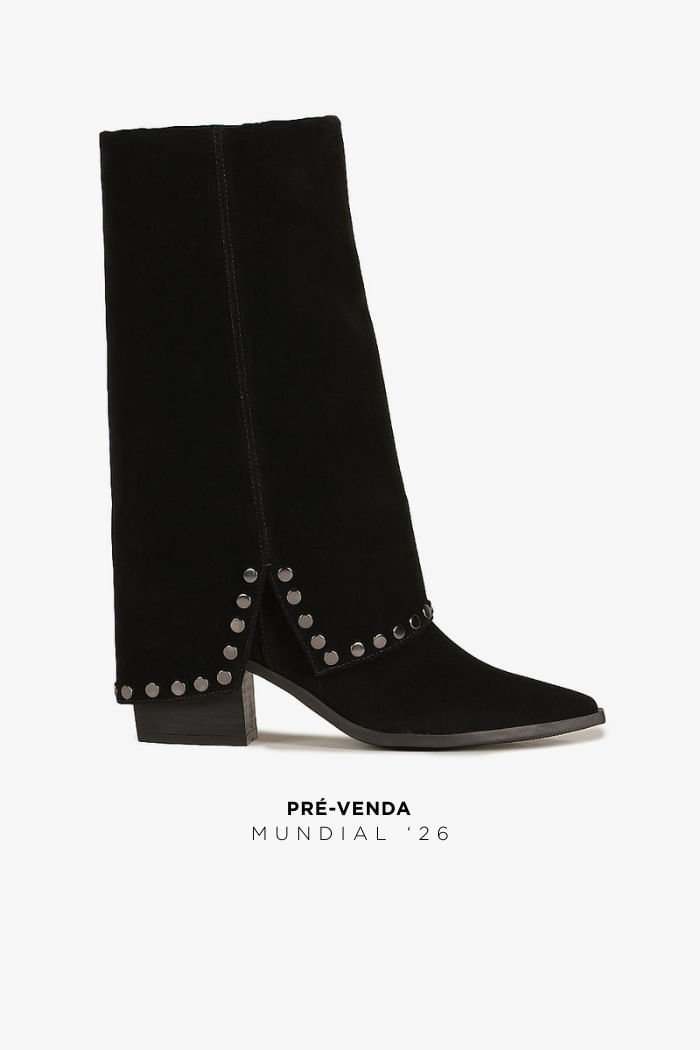 BOTA FEMININA CANO MÉDIO MUNDIAL ANASTASIA | PRÉ-VENDA ENVIO 04/03