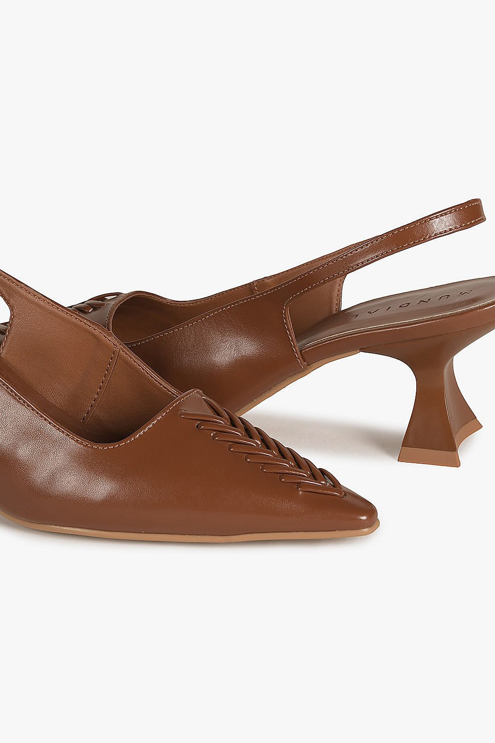 Scarpin Feminino Slingback Mundial Suzane Marrom 2