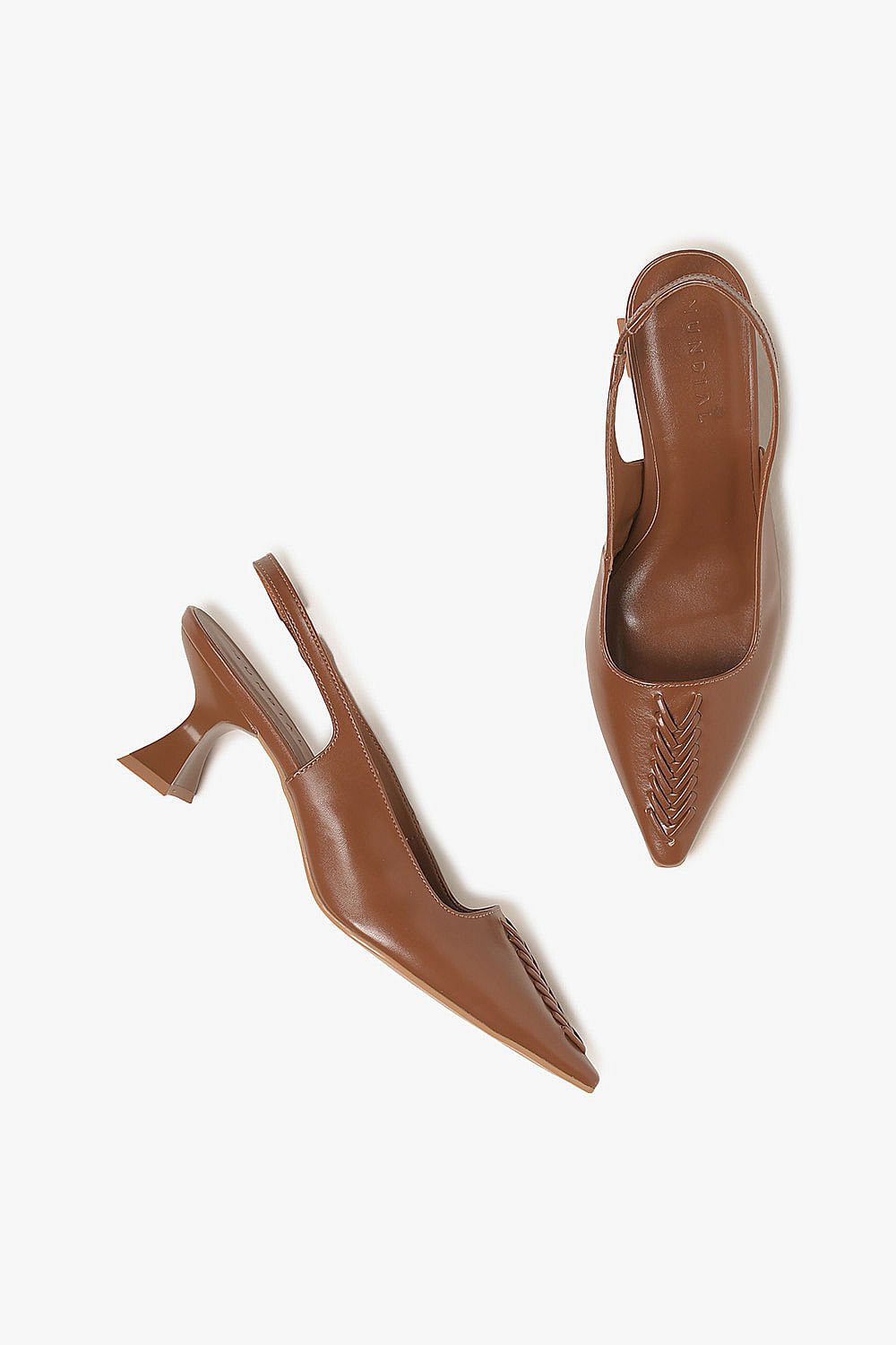 Scarpin Feminino Slingback Mundial Suzane Marrom 3