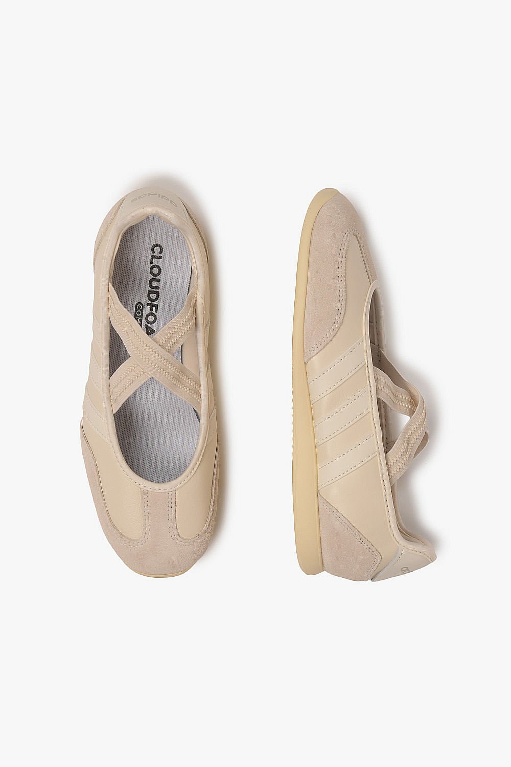 Tênis Adidas Barreda Mary Jane Feminino Bege 3