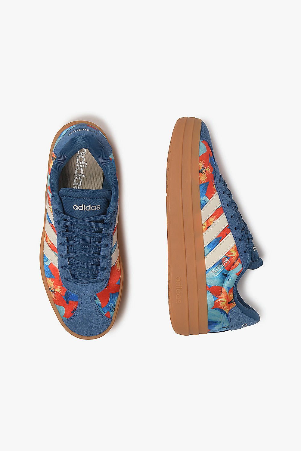 Tênis Adidas VL Court Bold Plataforma Feminino Azul 4