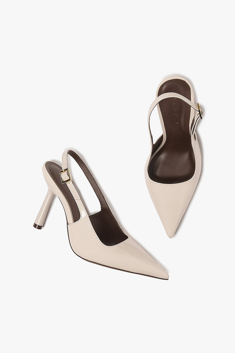 Scarpin Feminino Slingback Mundial Kyara Off White 3