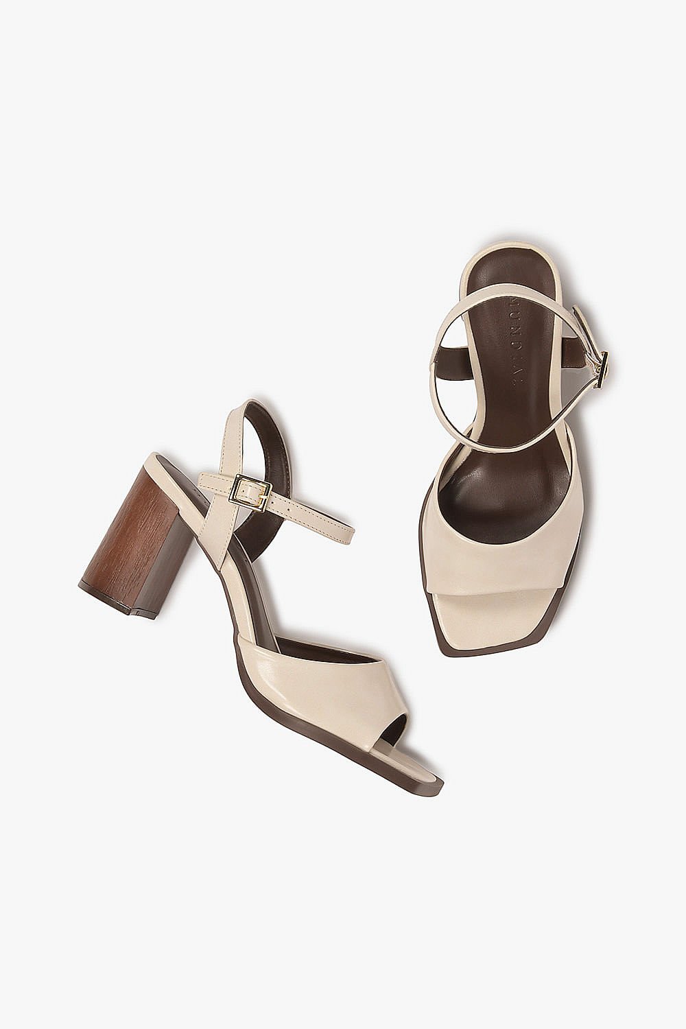 Sandália Feminina Salto Alto Mundial Juliette Off White 3