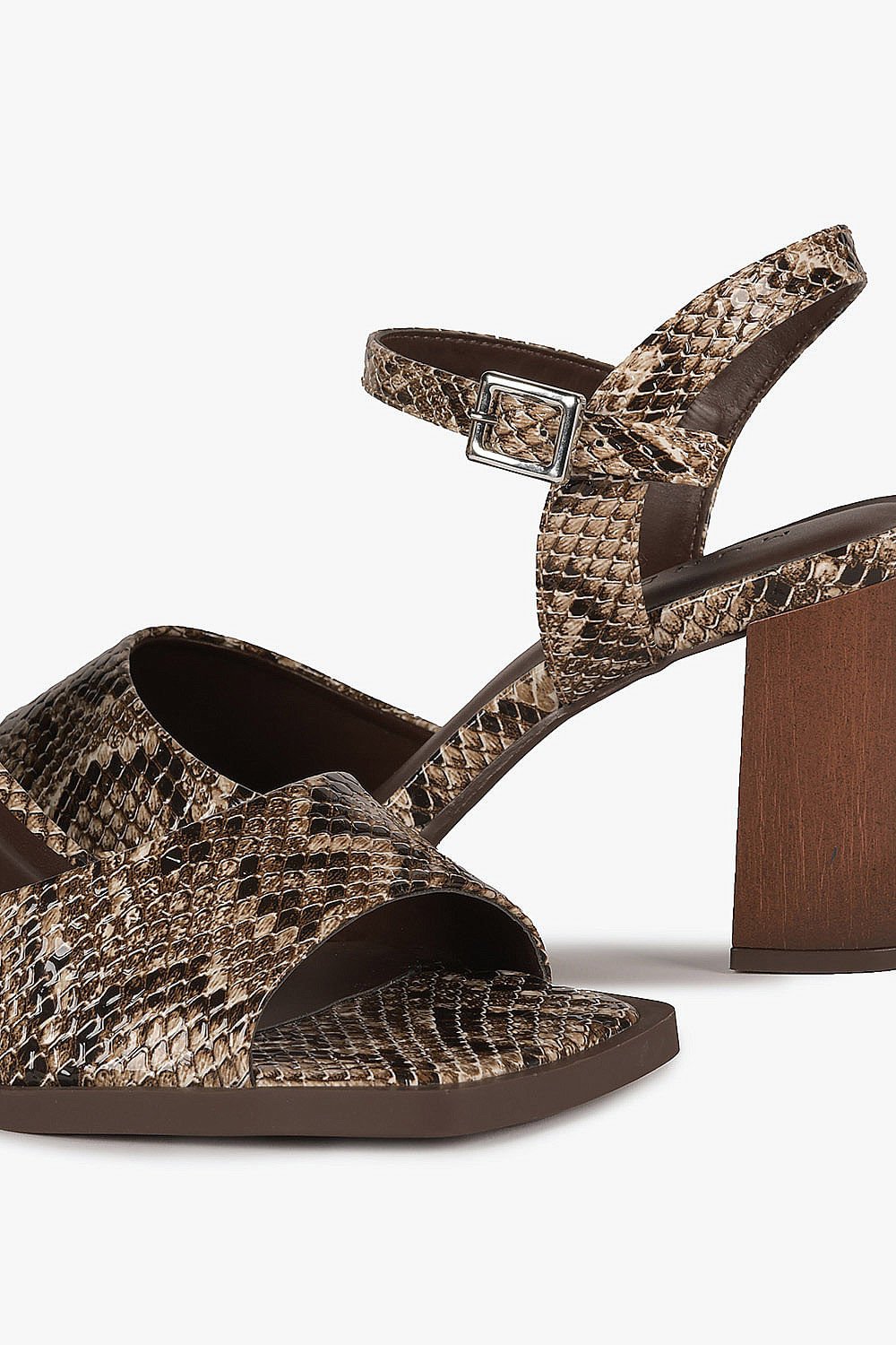 Sandália Feminina Salto Alto Mundial Juliette Animal Print 2