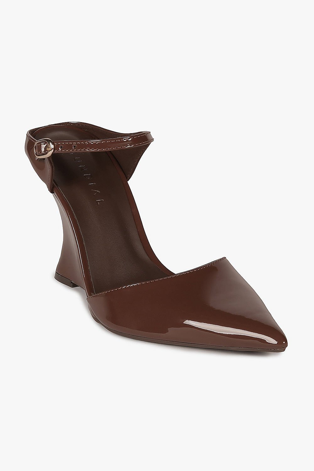 Sapato Feminino Anabela Mundial Joan Marrom 4