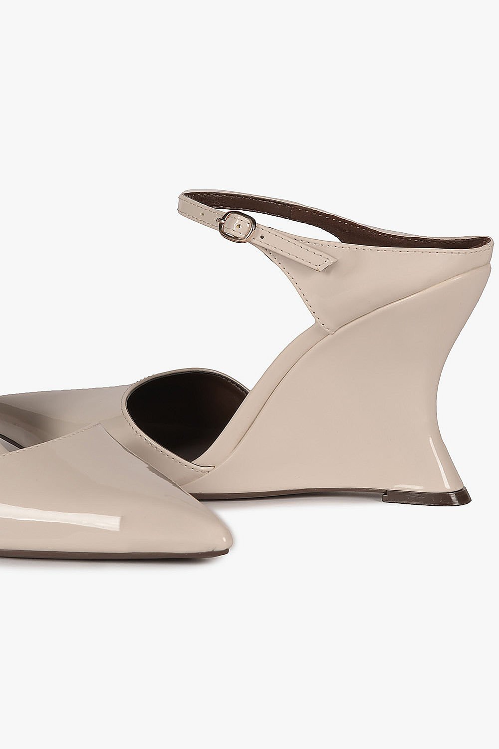 Sapato Feminino Anabela Mundial Joan Off White 2