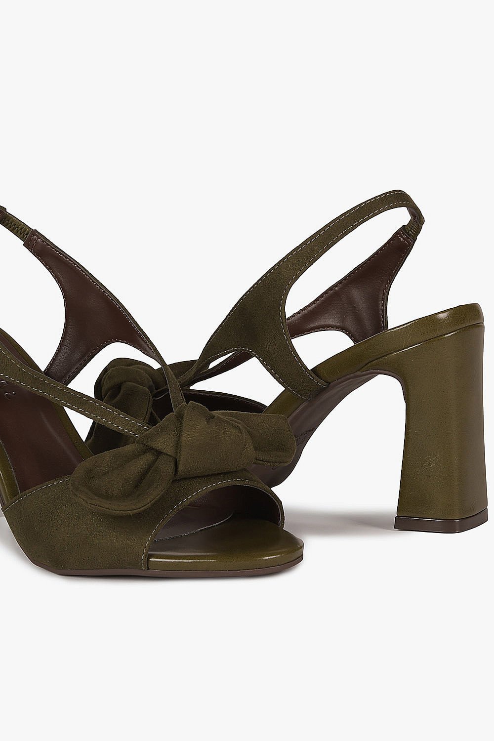 Sandália Feminina Salto Alto Mundial Liliane Verde 2