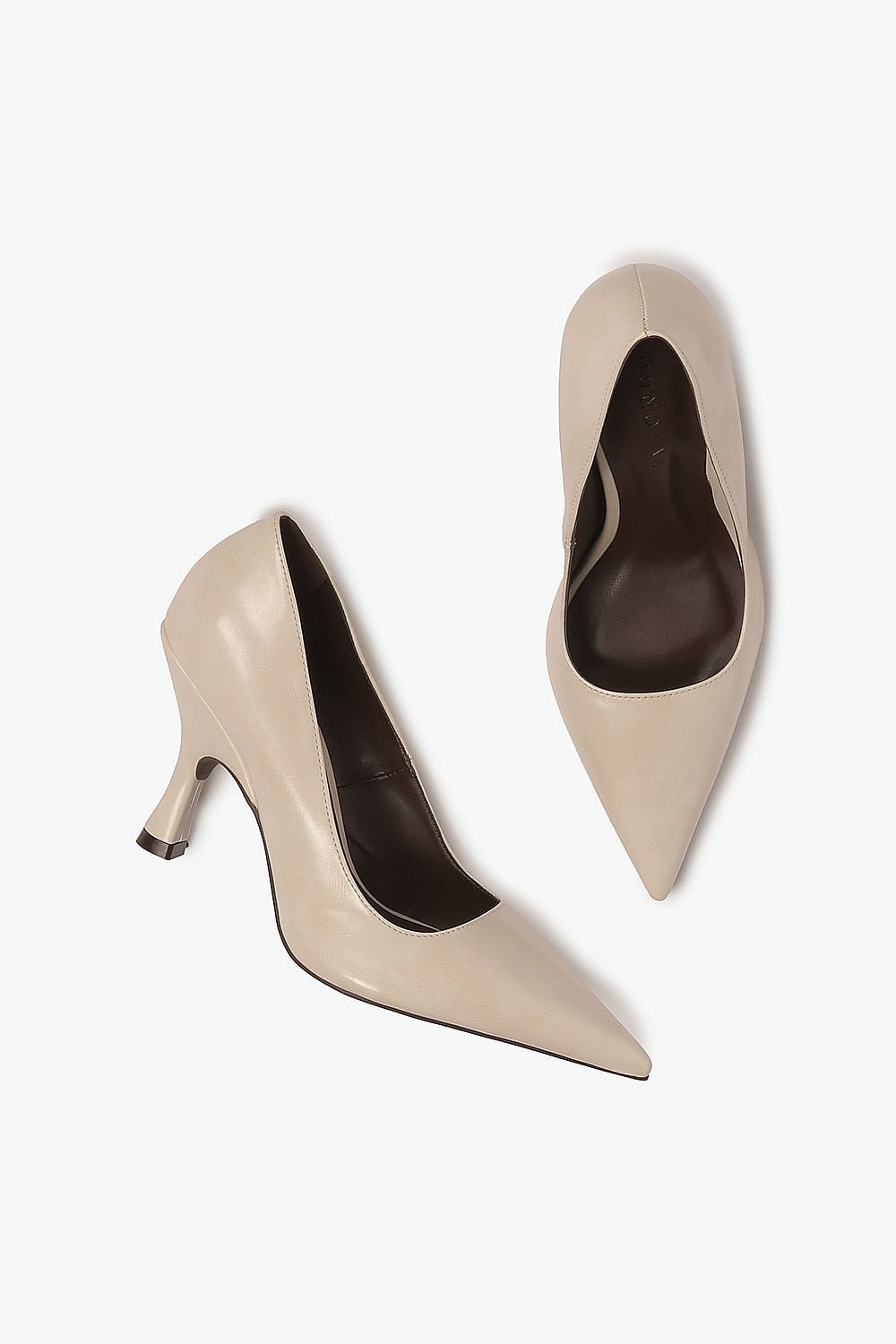 Scarpin Feminino Salto Alto Mundial Esthela Off White 3