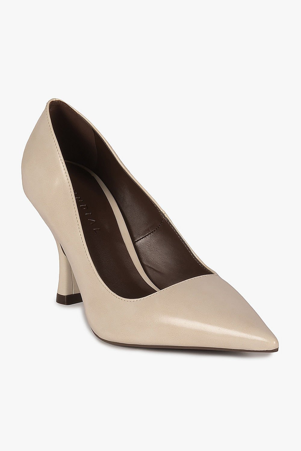 Scarpin Feminino Salto Alto Mundial Esthela Off White 4