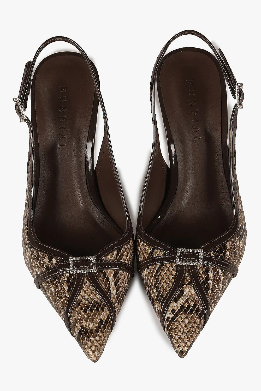 Scarpin Feminino Slingback Mundial Daniele Animal Print 2
