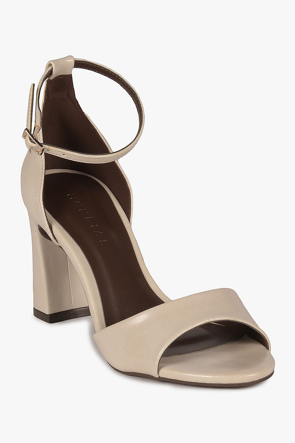 Sandália Feminina Salto Alto Mundial Constantina Off White 4