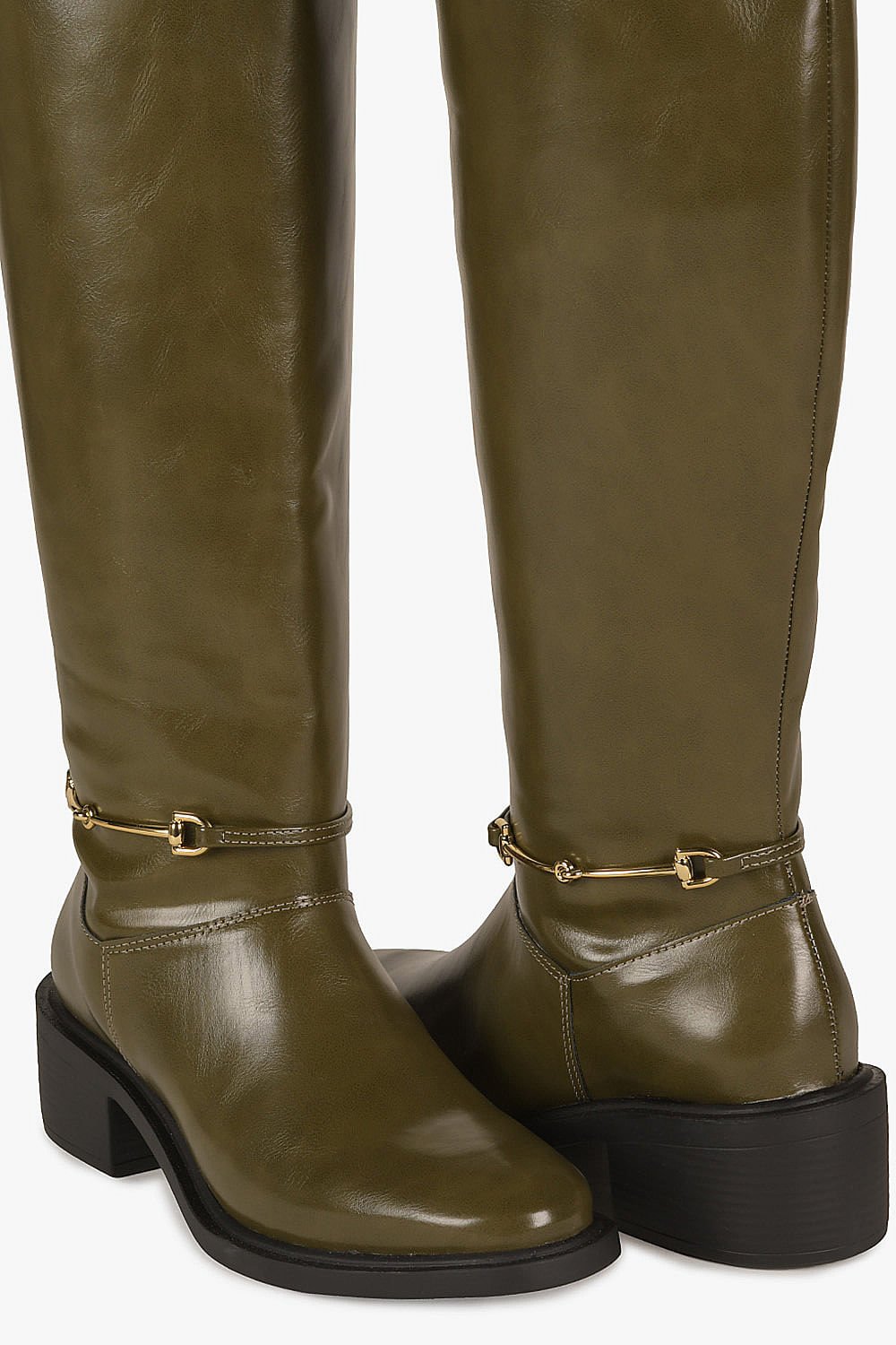 Bota Feminina Cano Alto Mundial Graciele Verde 2