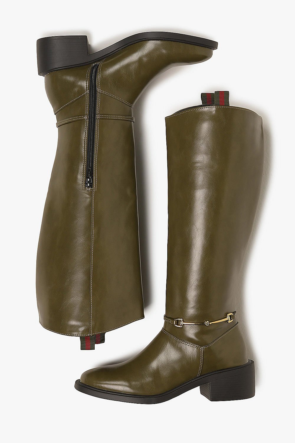 Bota Feminina Cano Alto Mundial Graciele Verde 3