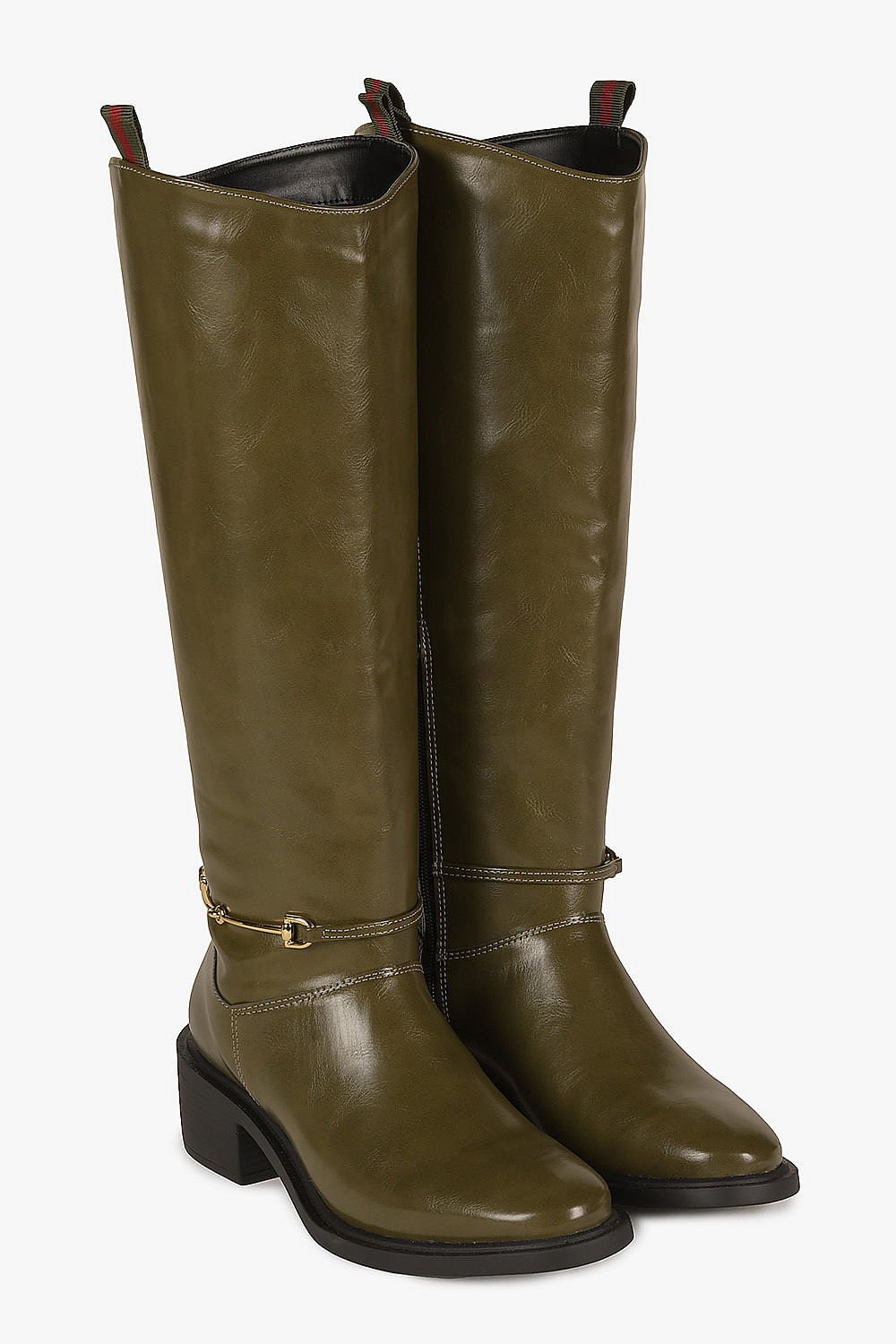 Bota Feminina Cano Alto Mundial Graciele Verde 4