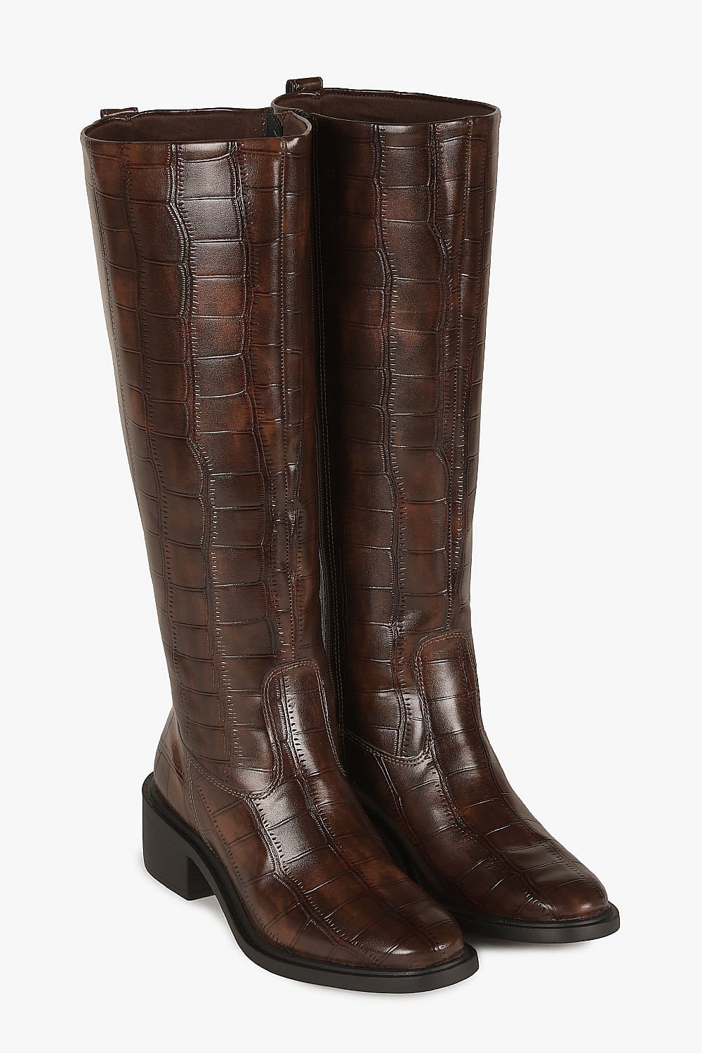 Bota Feminina Cano Alto Mundial Beatrix Marrom 3