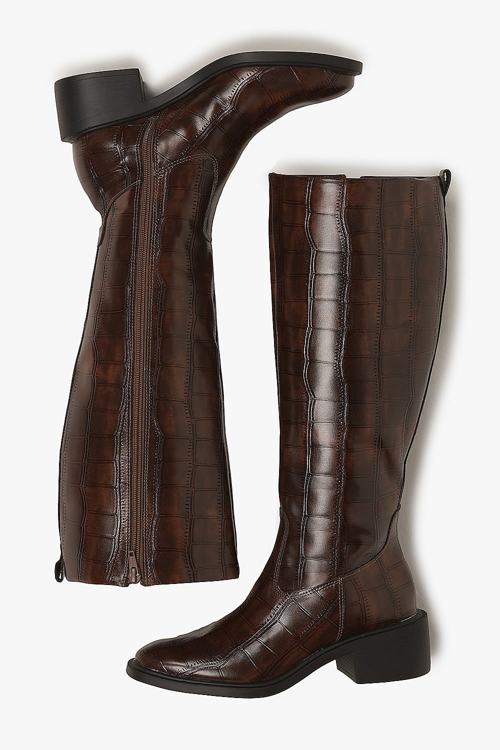 Bota Feminina Cano Alto Mundial Beatrix Marrom 4