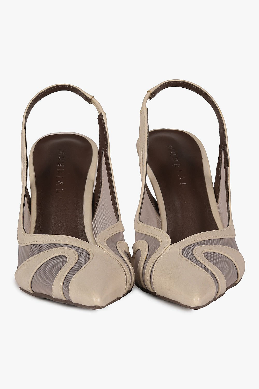 Scarpin Feminino Slingback Mundial Edna Bege 4