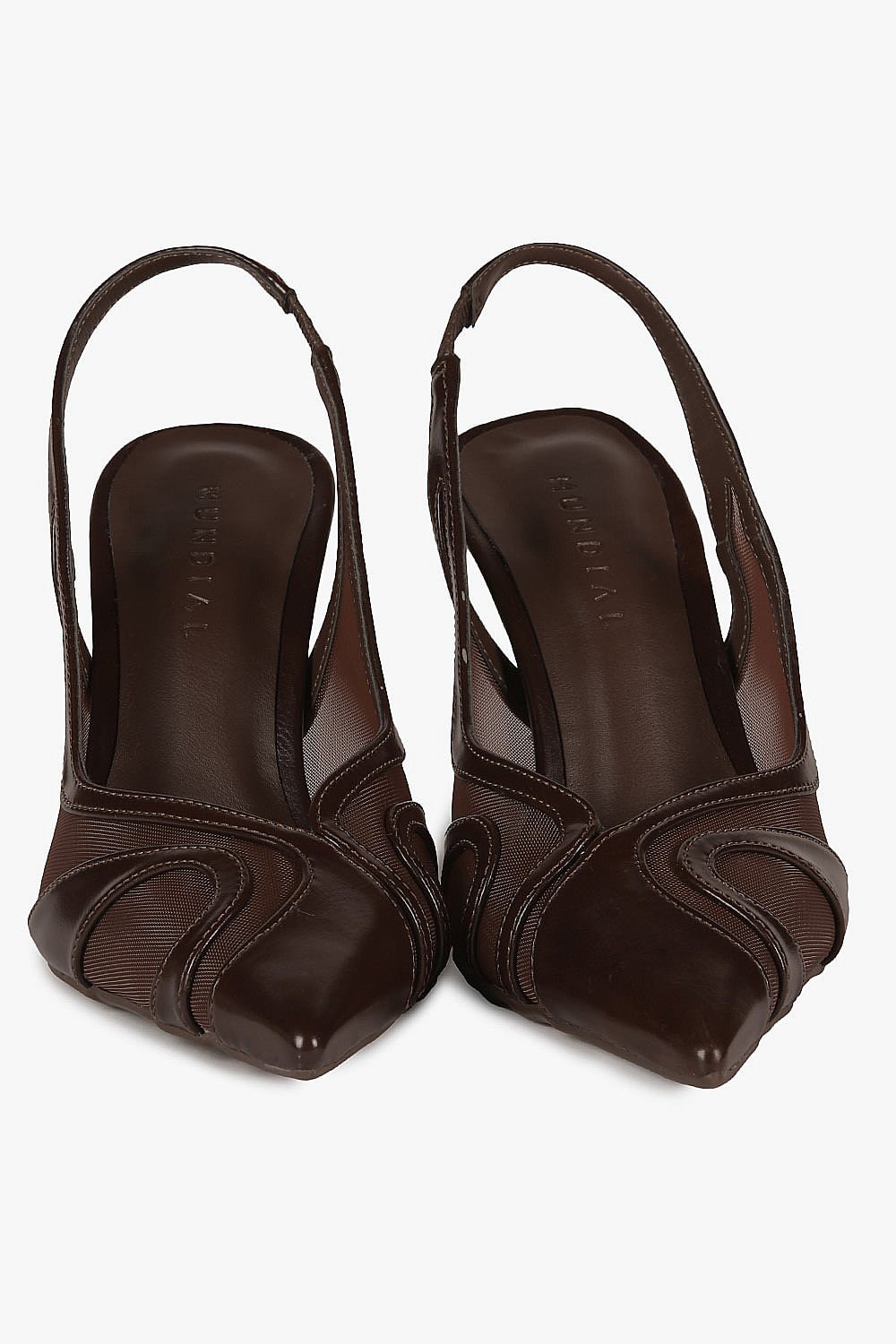 Scarpin Feminino Slingback Mundial Edna Marrom