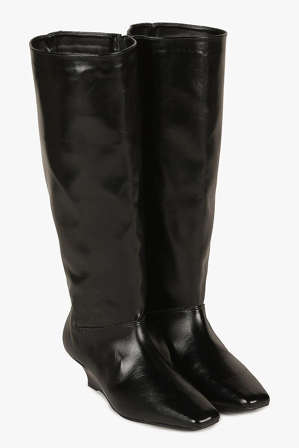 Bota Feminina Cano Alto Mundial Rafaella Preto 4