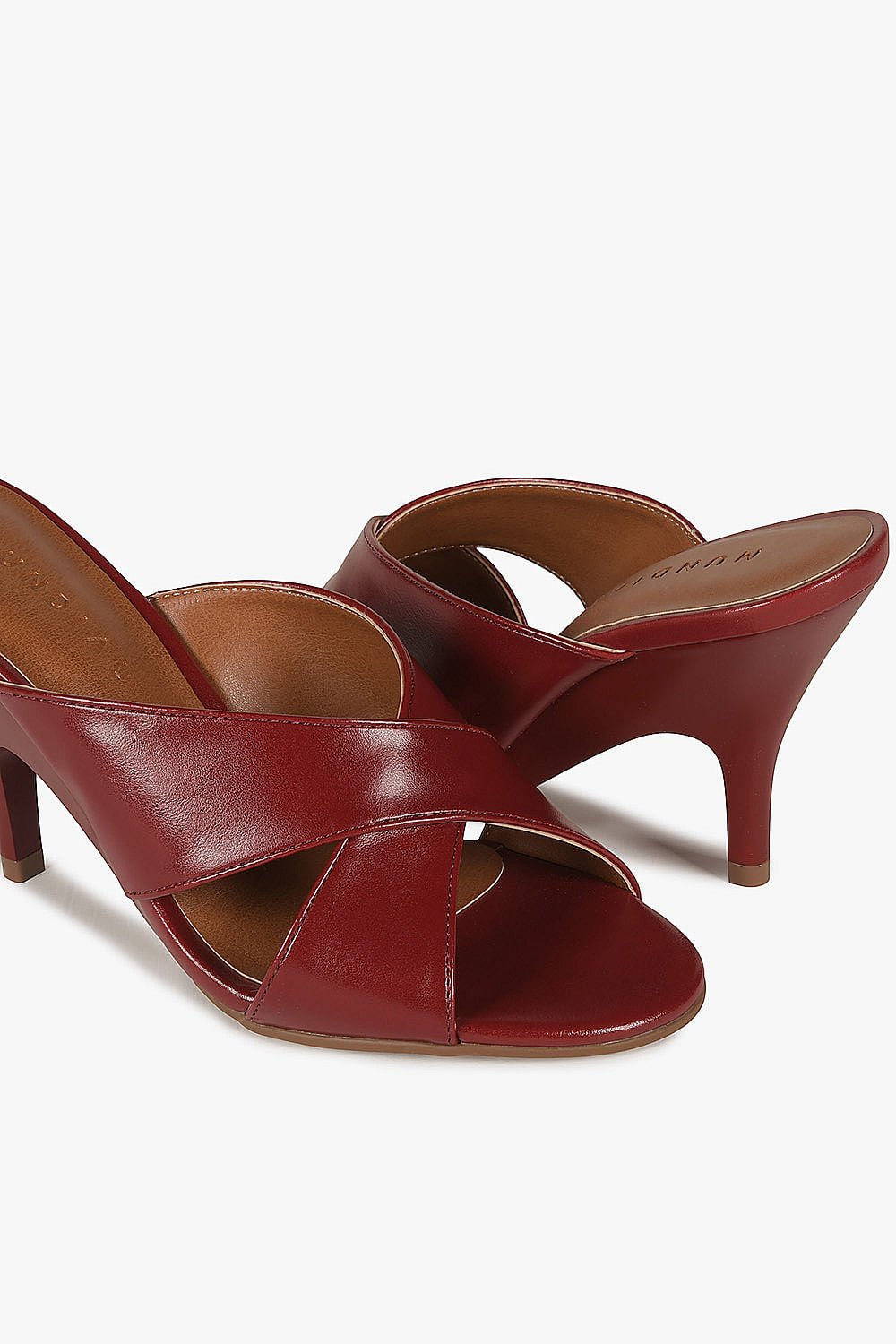 Tamanco Feminino Salto Baixo Mundial Margarita Vermelho 2