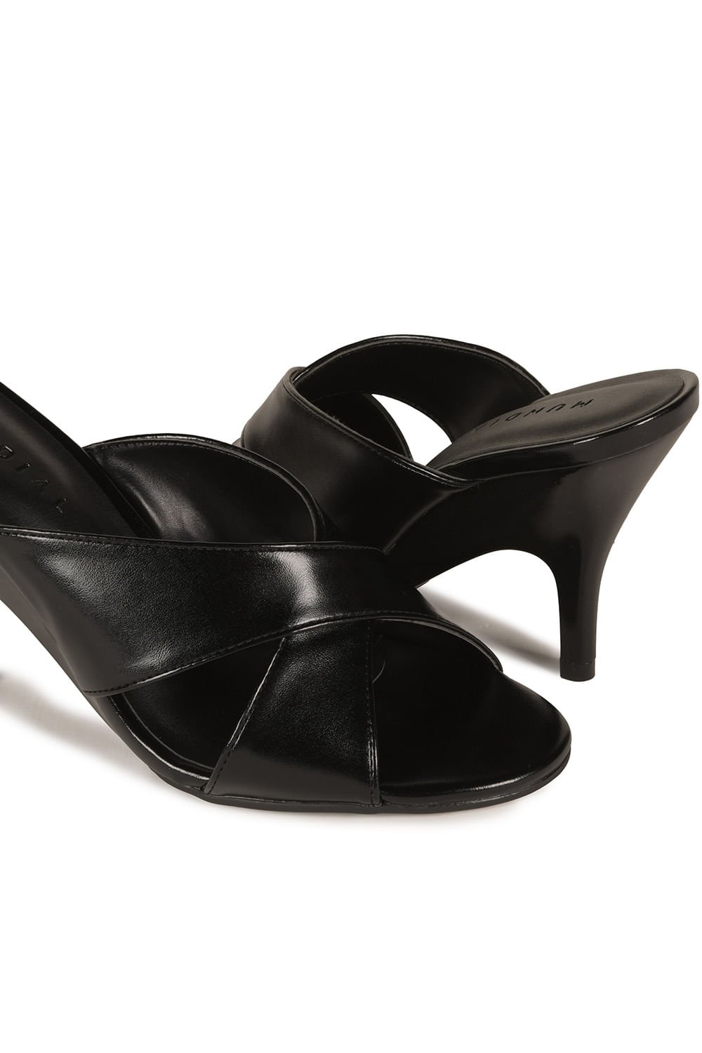 Tamanco Feminino Salto Baixo Mundial Margarita Preto 2