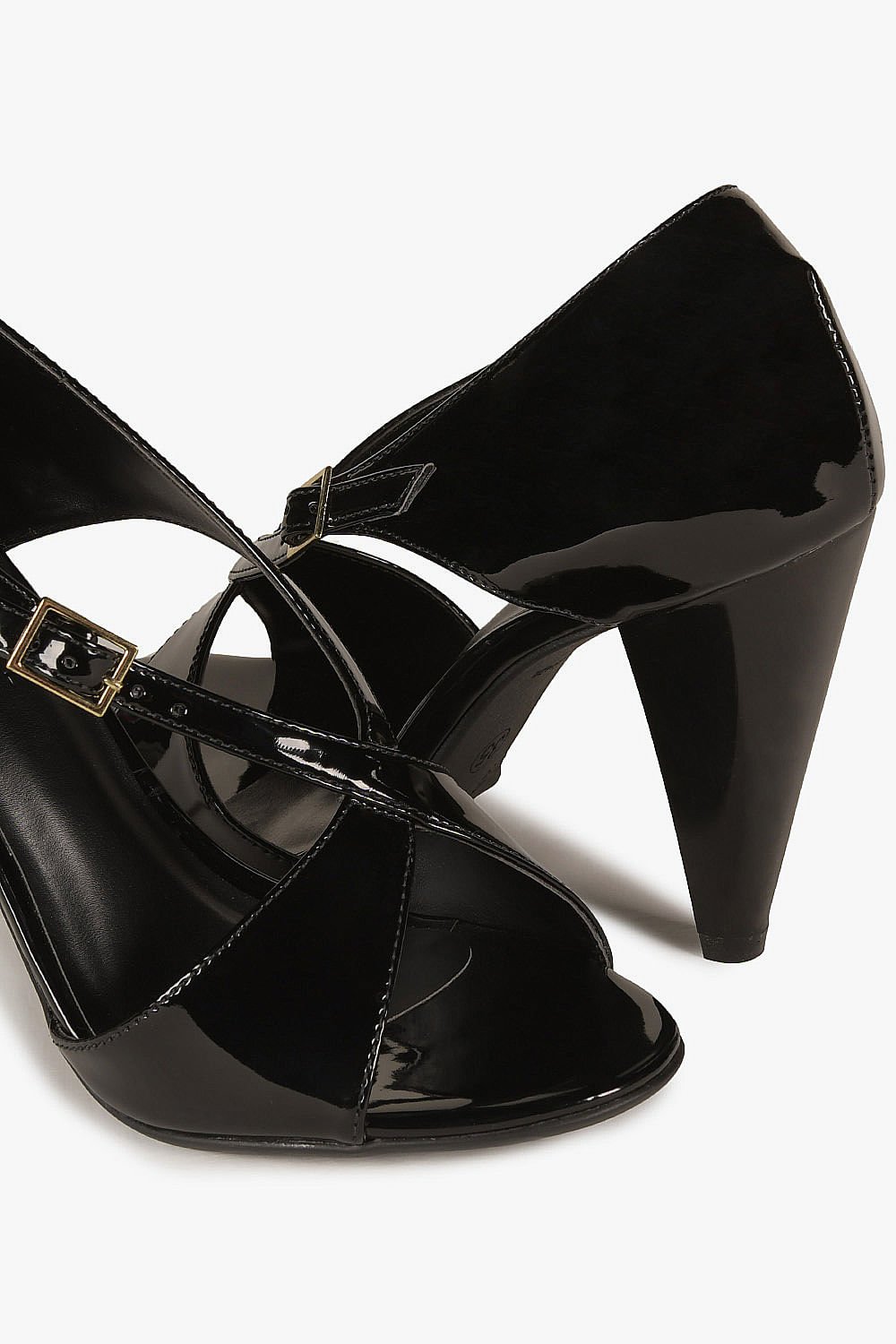 Sandália Feminina Salto Alto Mundial Kamyla Preto 2