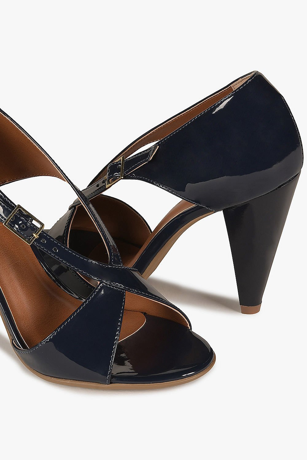 Sandália Feminina Salto Alto Mundial Kamyla Preto 2