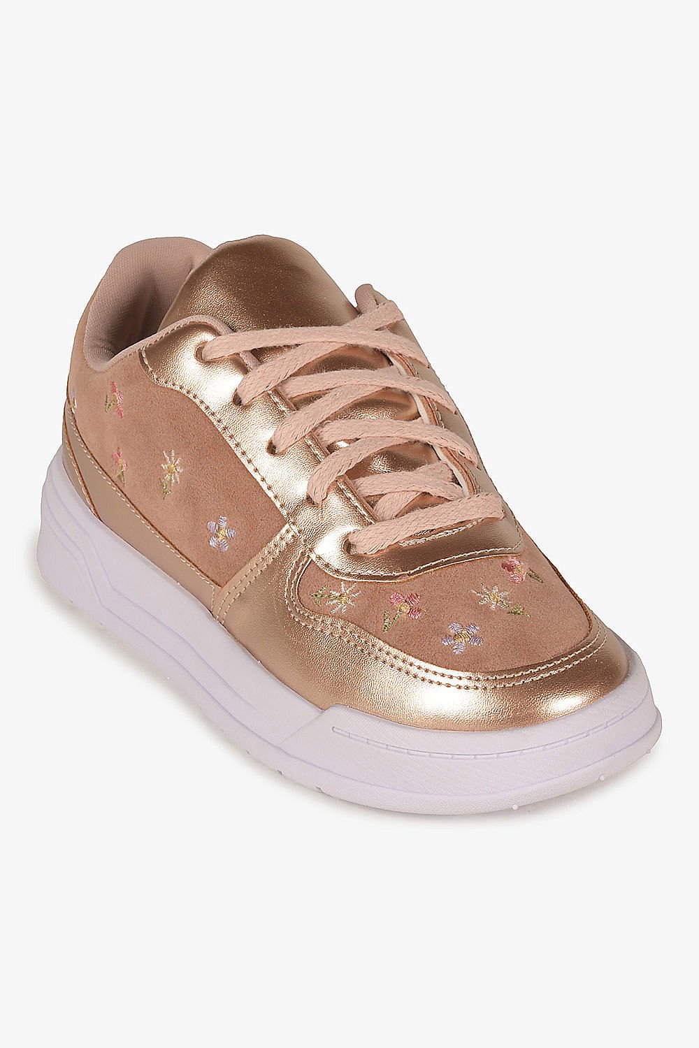 Tênis Infantil Pekilili Caca Marrom/Dourado 4