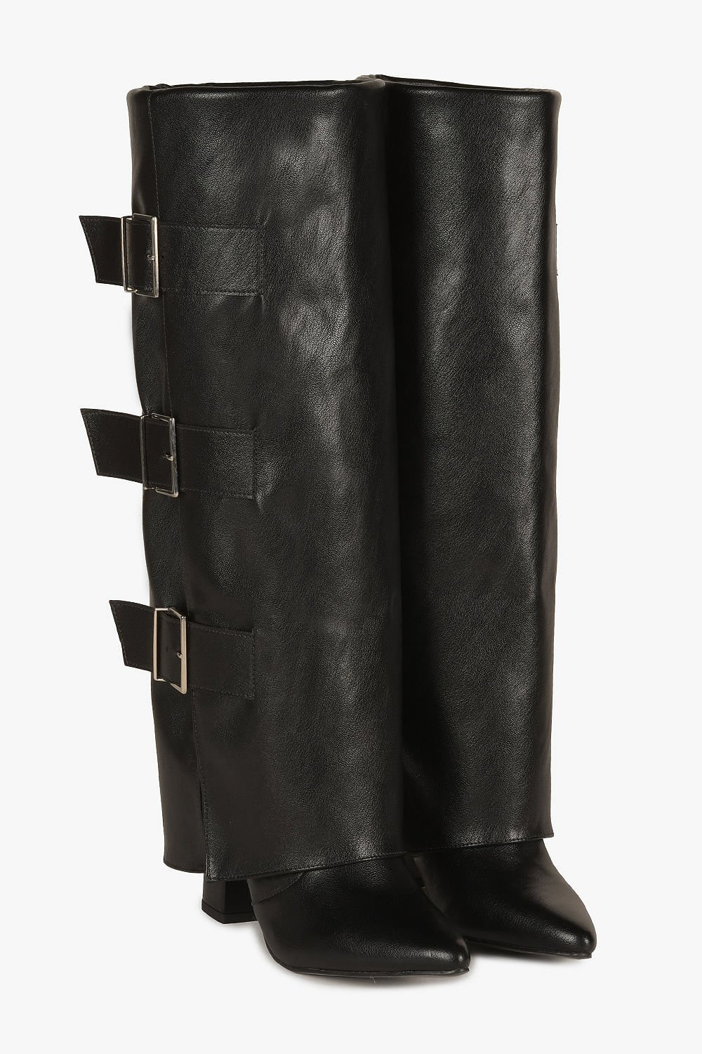 Bota Feminina Cano Longo Mundial Evangeline Preto 3