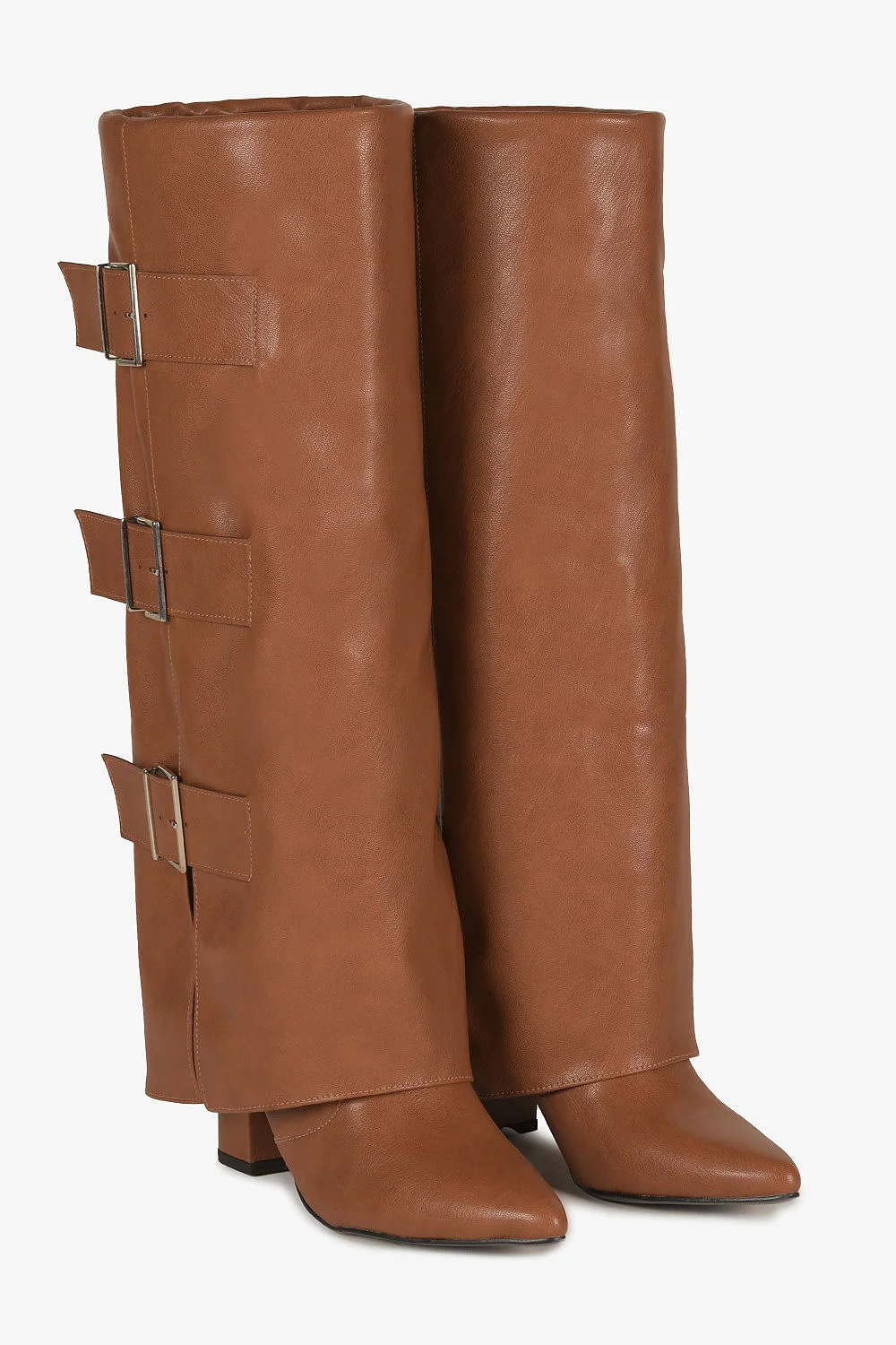 Bota Feminina Cano Longo Mundial Evangeline Marrom 3