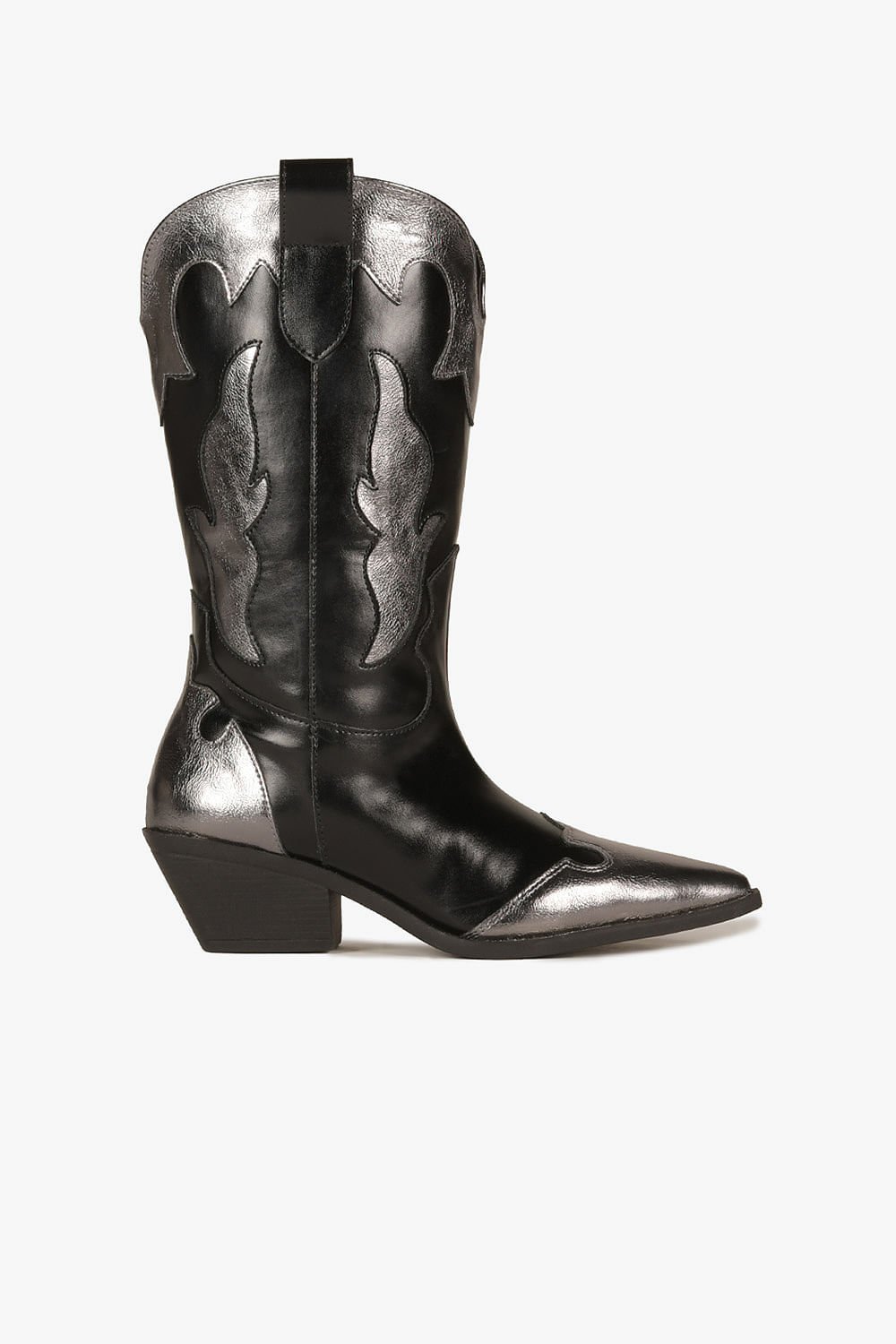 Bota Texana Feminina Cano Médio Mundial Lenice