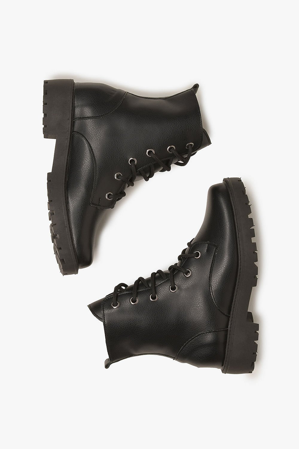 Bota Feminina Coturno Cortes Teodora Preto 3