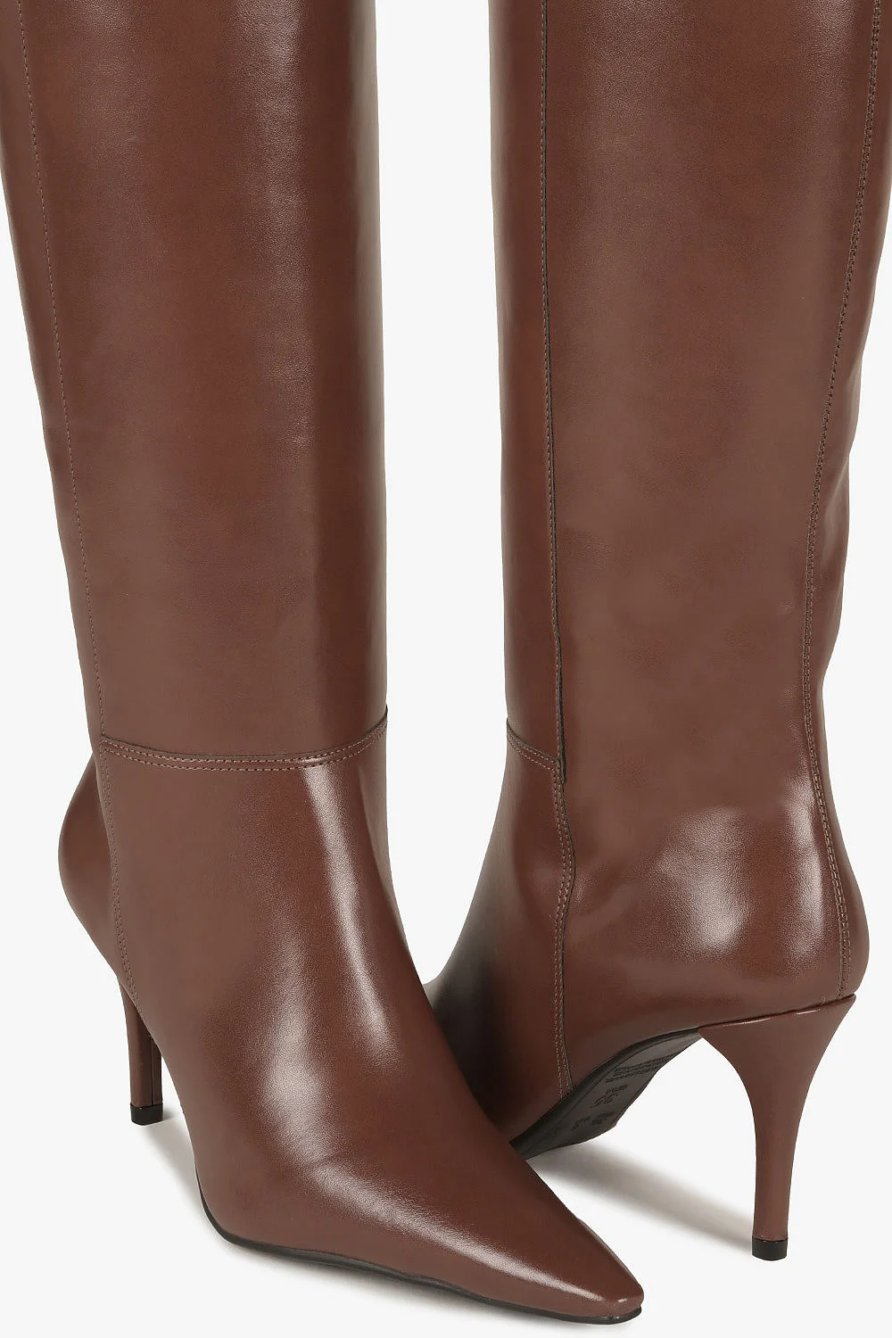 Bota Feminina Cano Alto Mundial Geisa Marrom 2