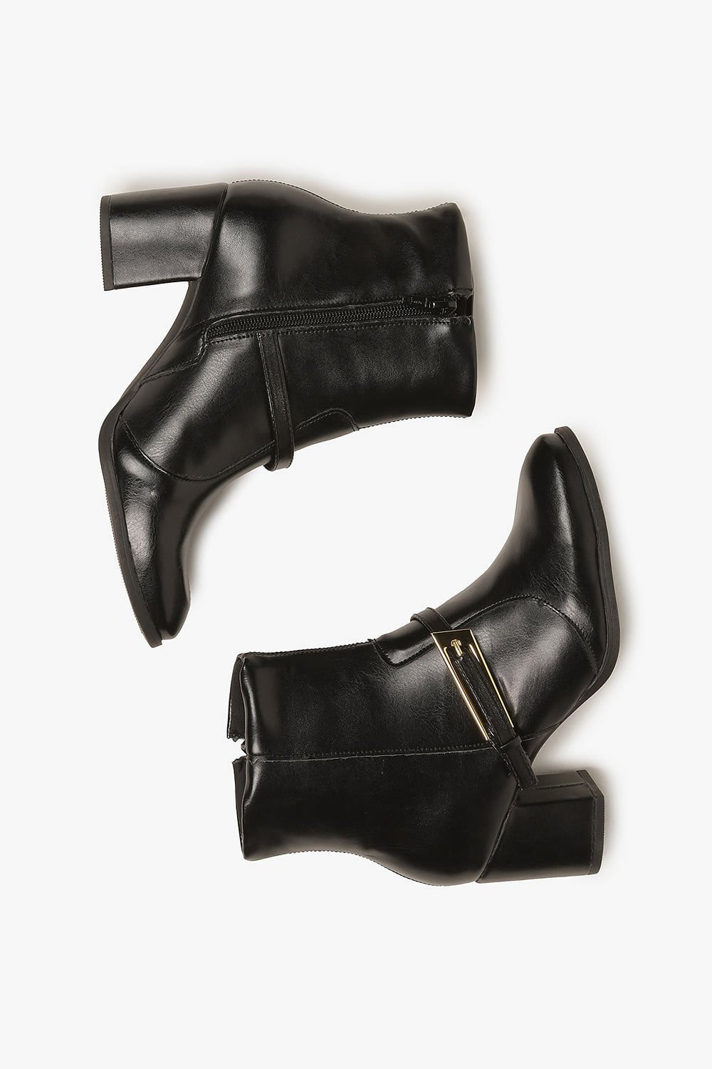 Bota Feminina Cano Médio Costes Dalas Preto 3