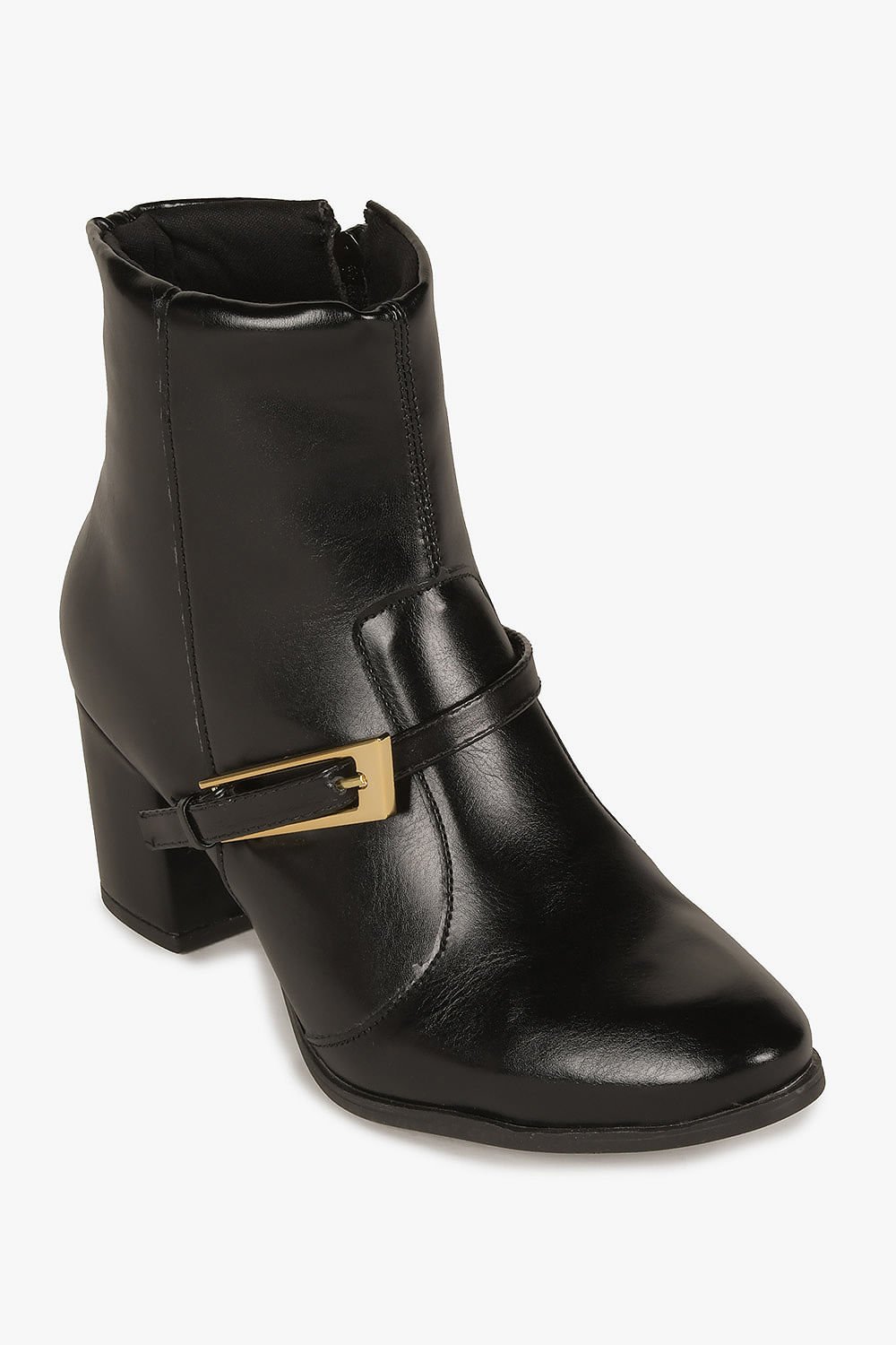 Bota Feminina Cano Médio Costes Dalas Preto 4