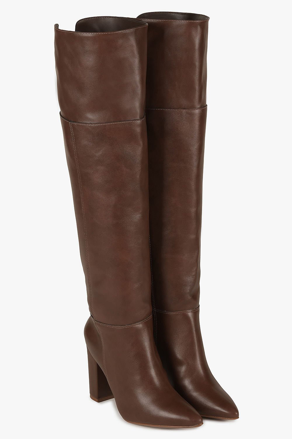 Bota Feminina Over Knee Vizzano Glinda Marrom 4