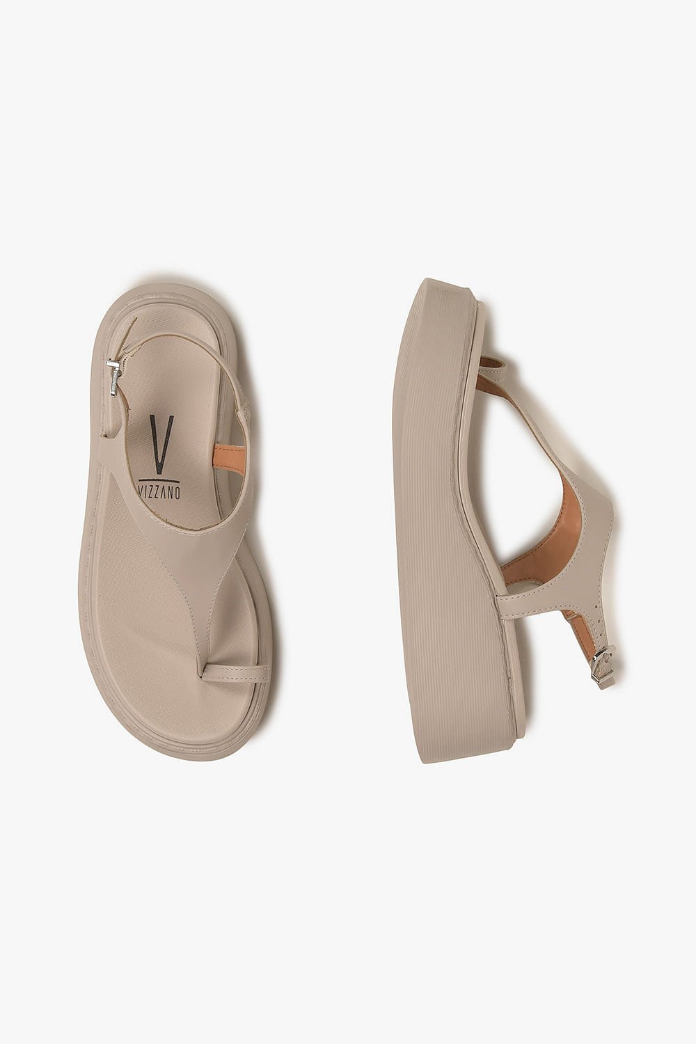 Sandália Feminina Flatform Vizzano Zelia Bege 3