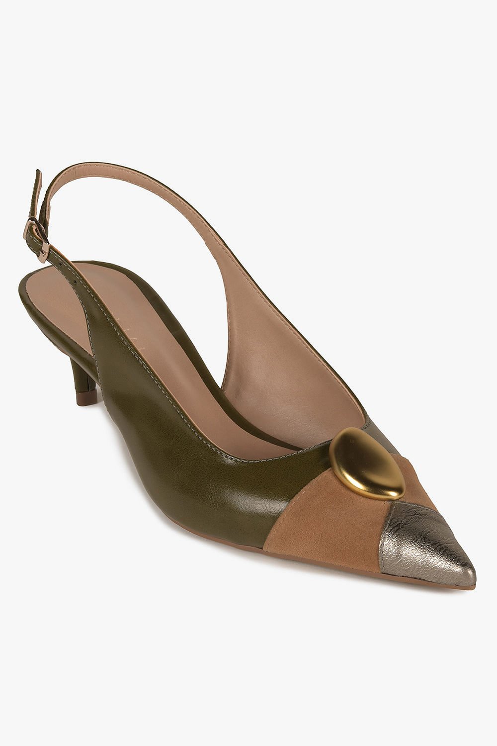 Scarpin Feminino Slingback Mundial Lenore Verde 4