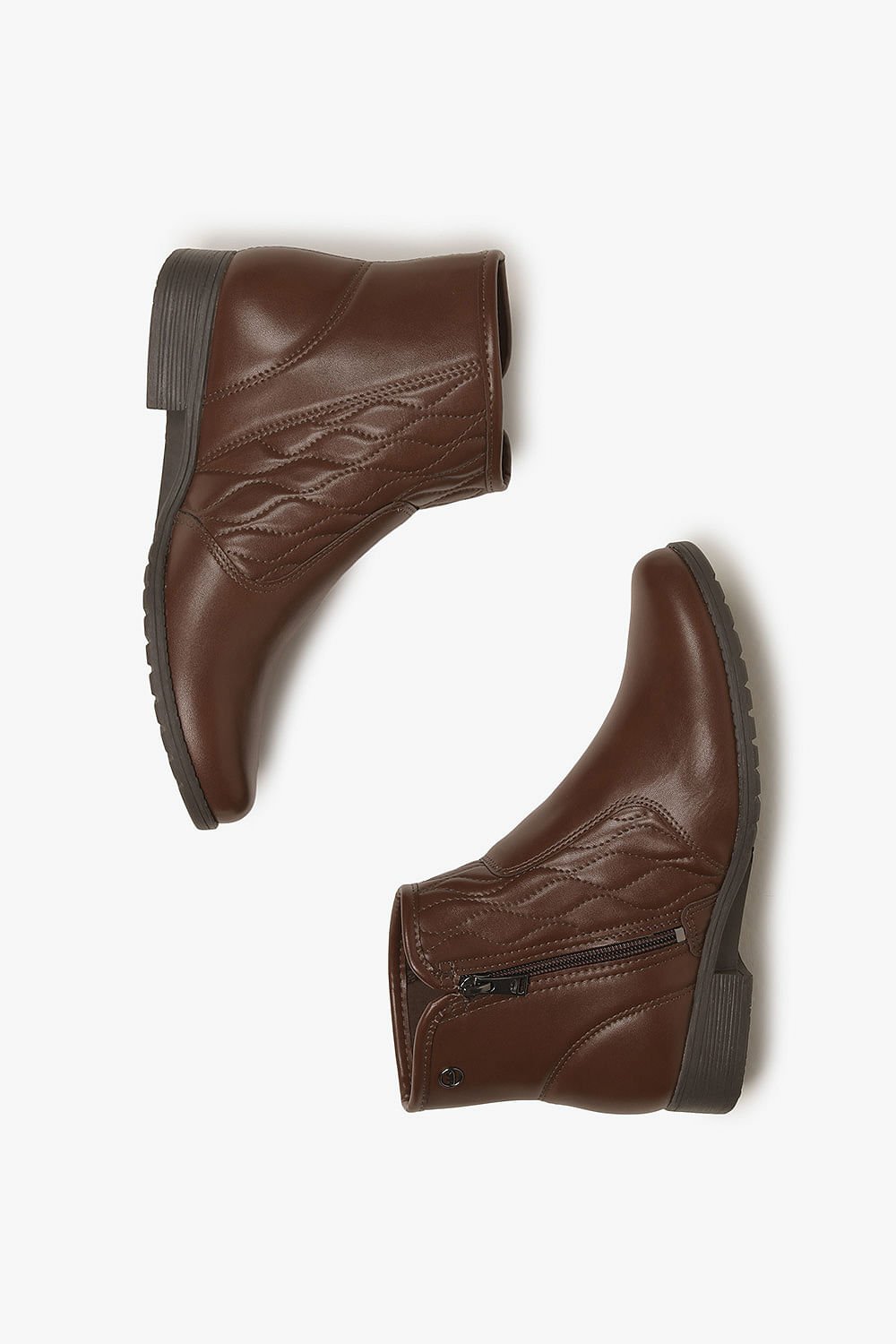 Bota Feminina Cano Curto Dakota Sasha Marrom 3
