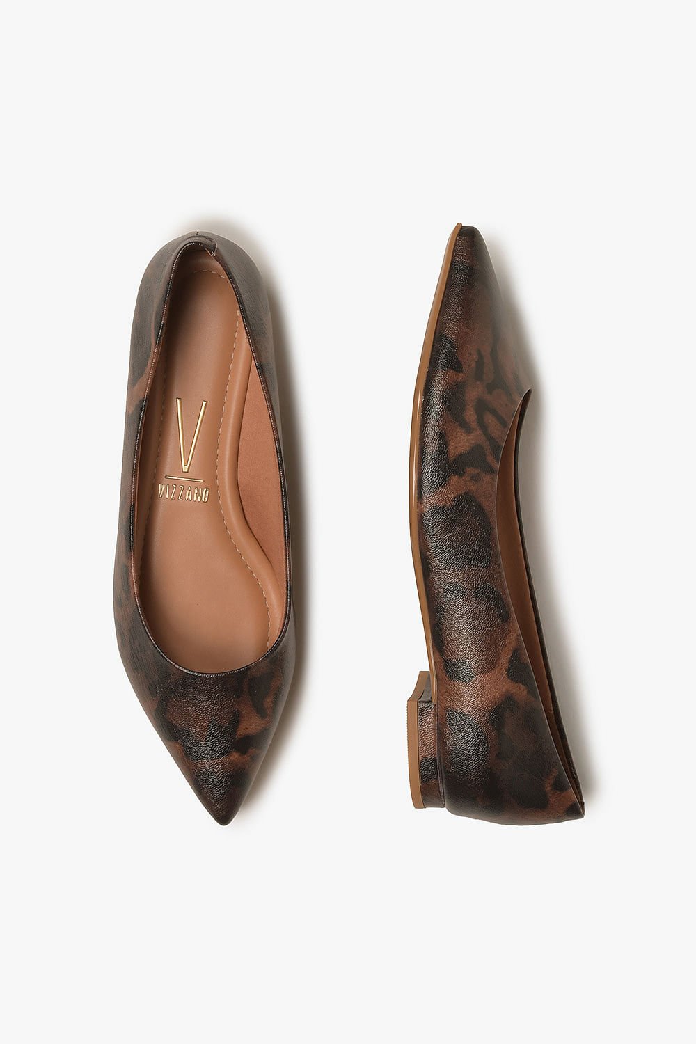 Sapatilha Feminina Bico Fino Vizzano Menah Animal Print 3
