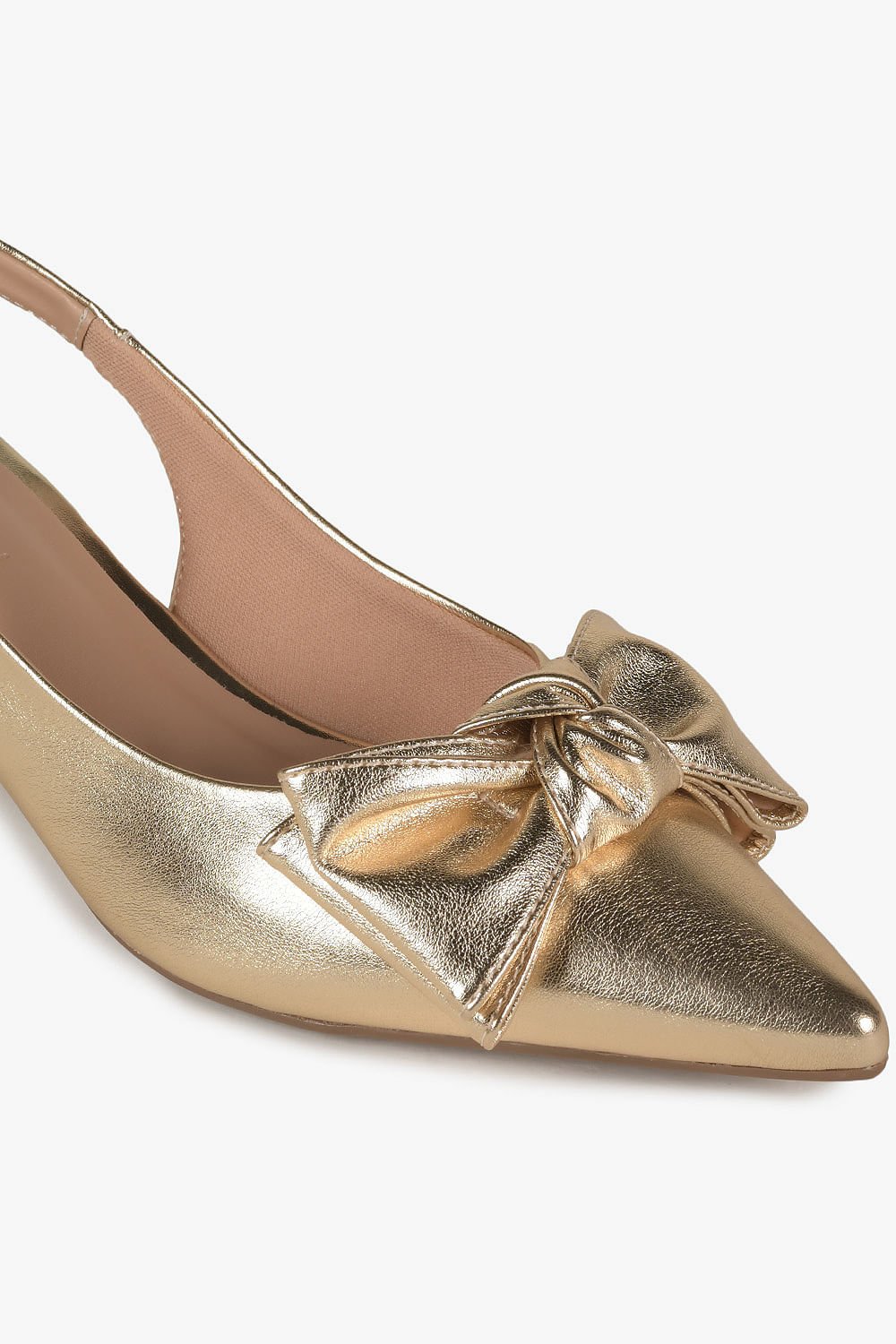 Sapato Feminino Slingback Mundial Olympia Dourado 2