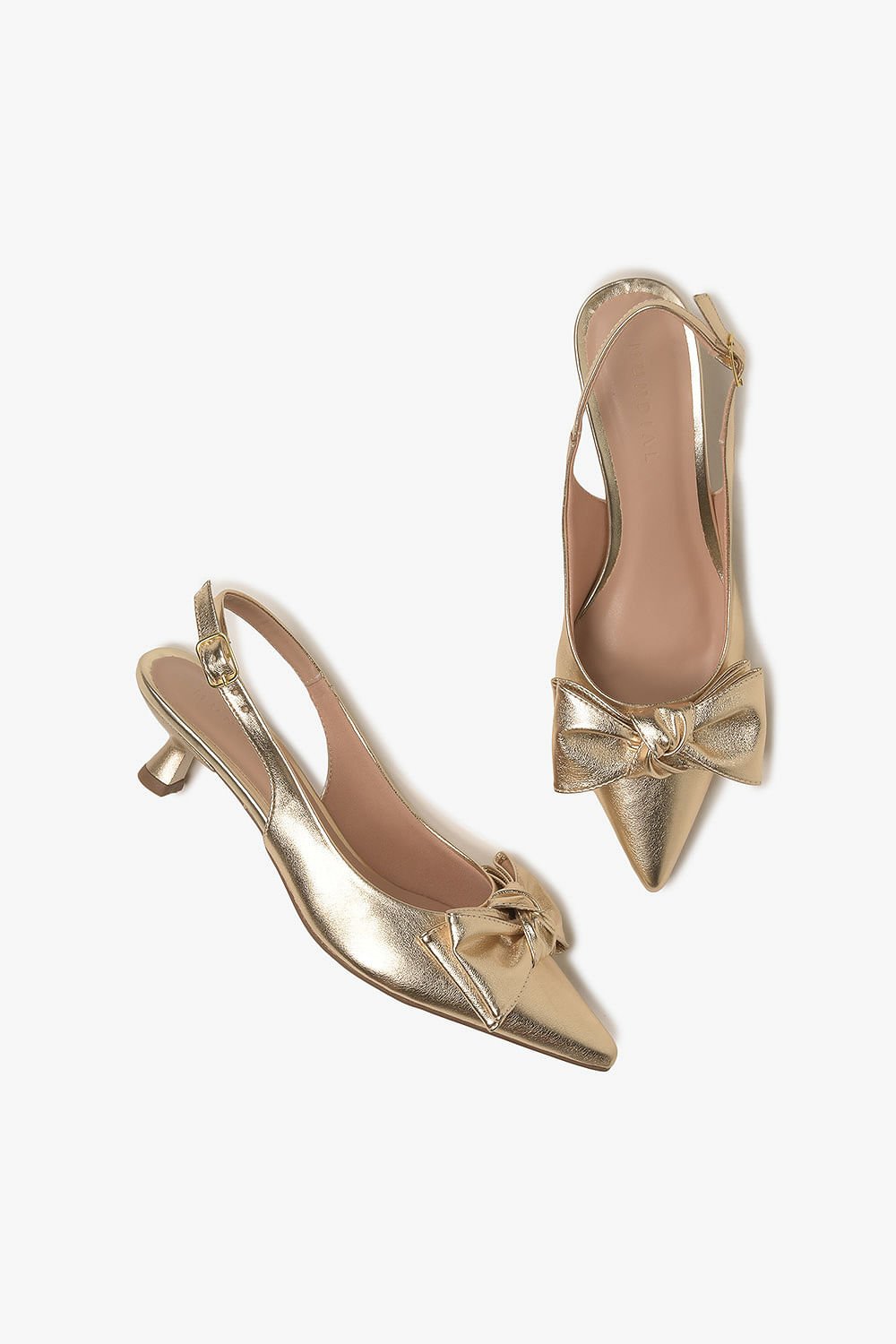Sapato Feminino Slingback Mundial Olympia Dourado 3