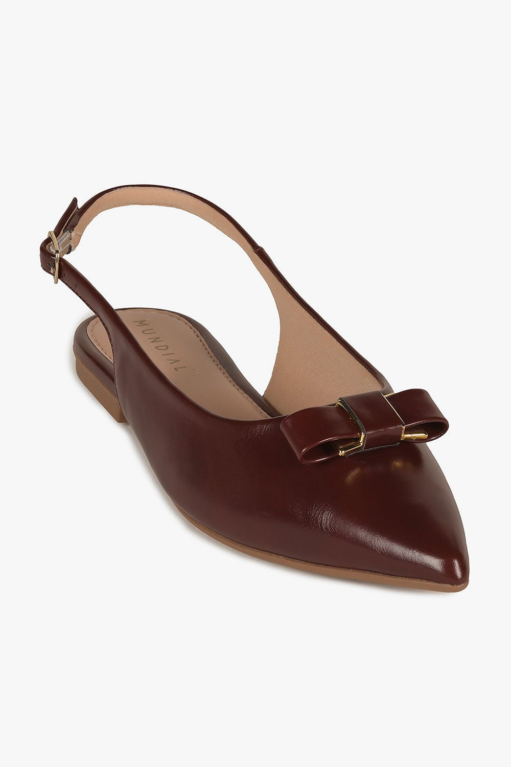 Sapato Feminino Slingback Mundial Ondina Vinho 4