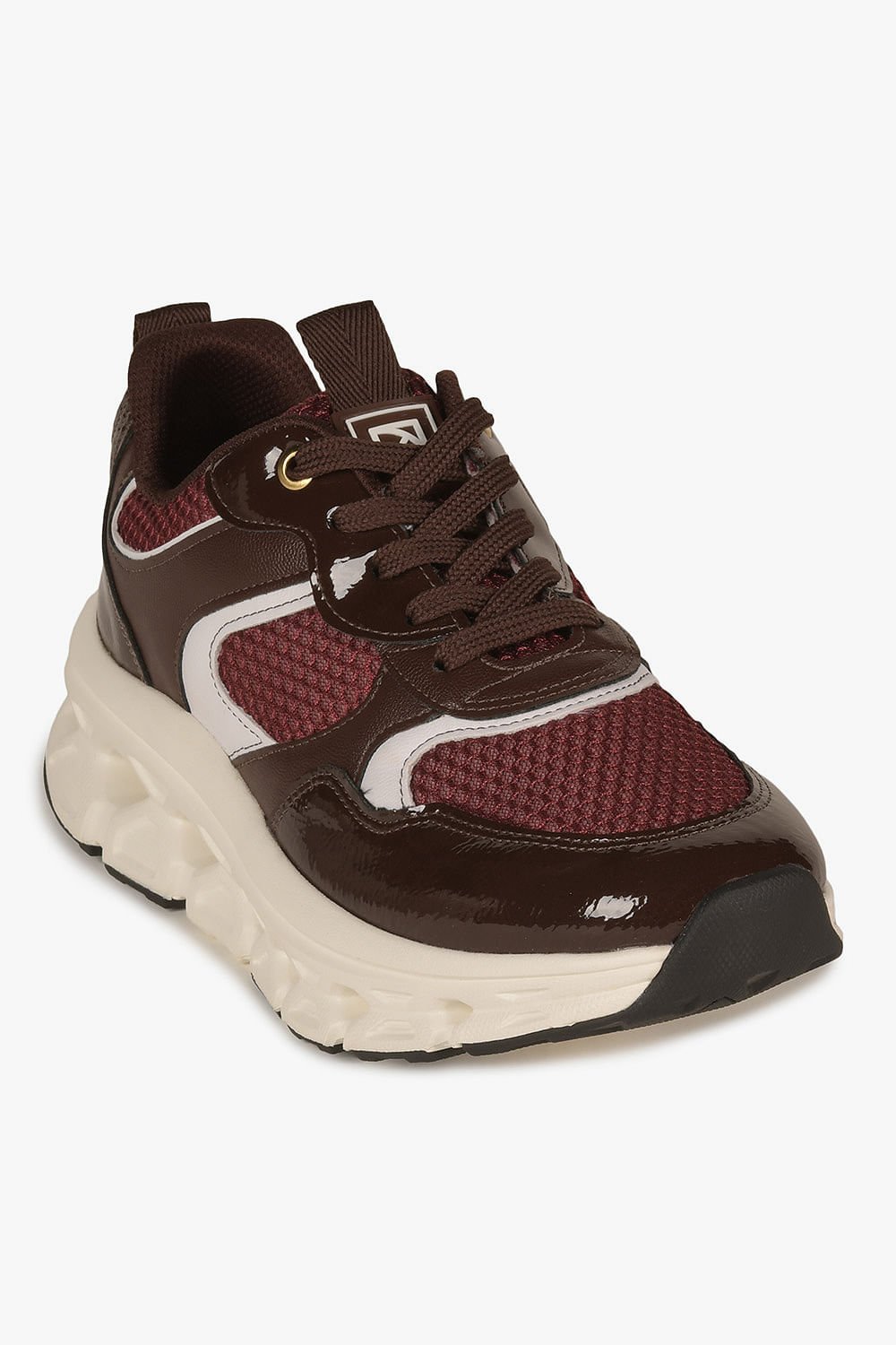 Conforto Feminino Piccadilly Elza Vermelho/Marrom 4