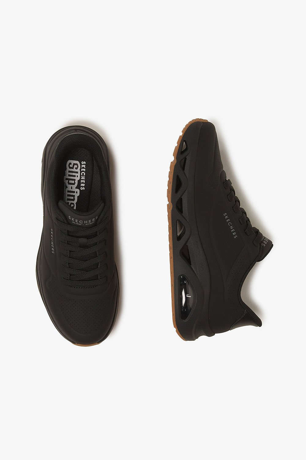 Tênis Skechers Uno Glide Step Masculino Preto 3