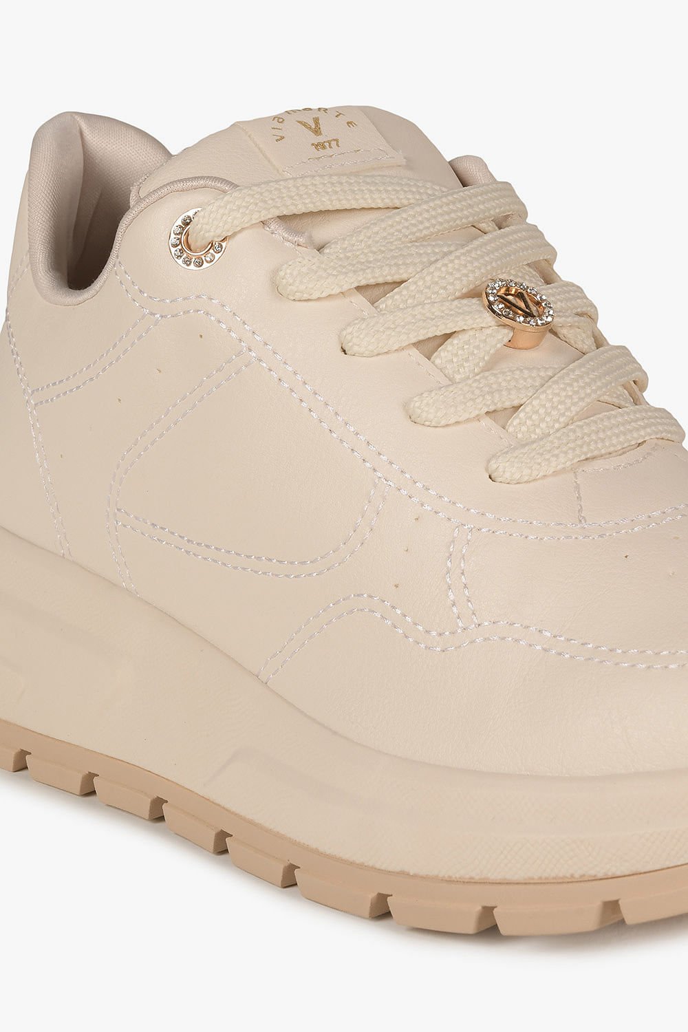 Tênis Feminino Plataforma Via Marte Alina Off White 2