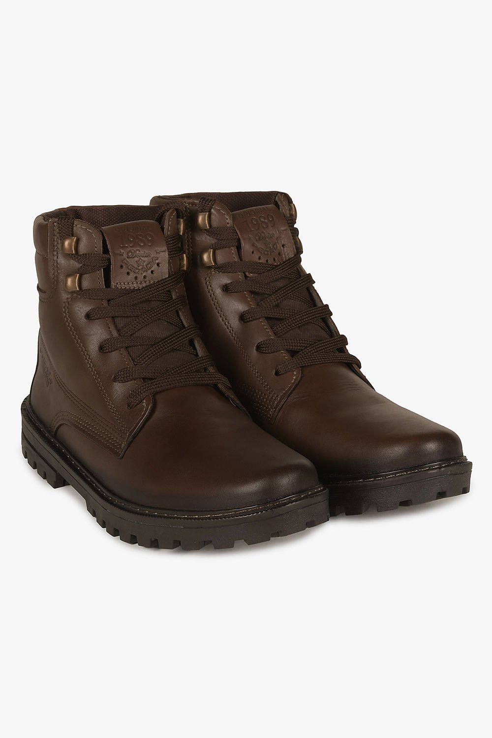 Bota Masculina Coturno Pegada Pinhão Marrom 4