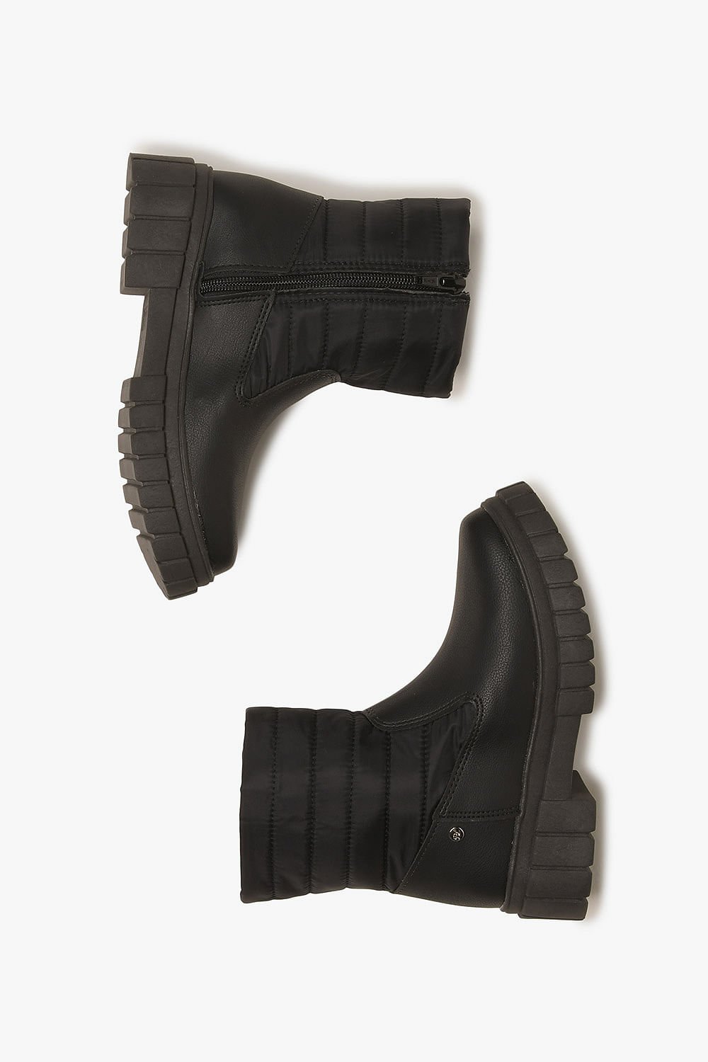 Bota Infantil Cano Curto Mundial Luma Preto 3